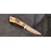 ЗОЛОТА ПЕРЛИНА ніж ручної роботи майстерні VIKTOR KNIVES, купити замовити в Україні, CPM® S125V™ в обкладинках нержавіючої сталі 95Х18, 64 HRC